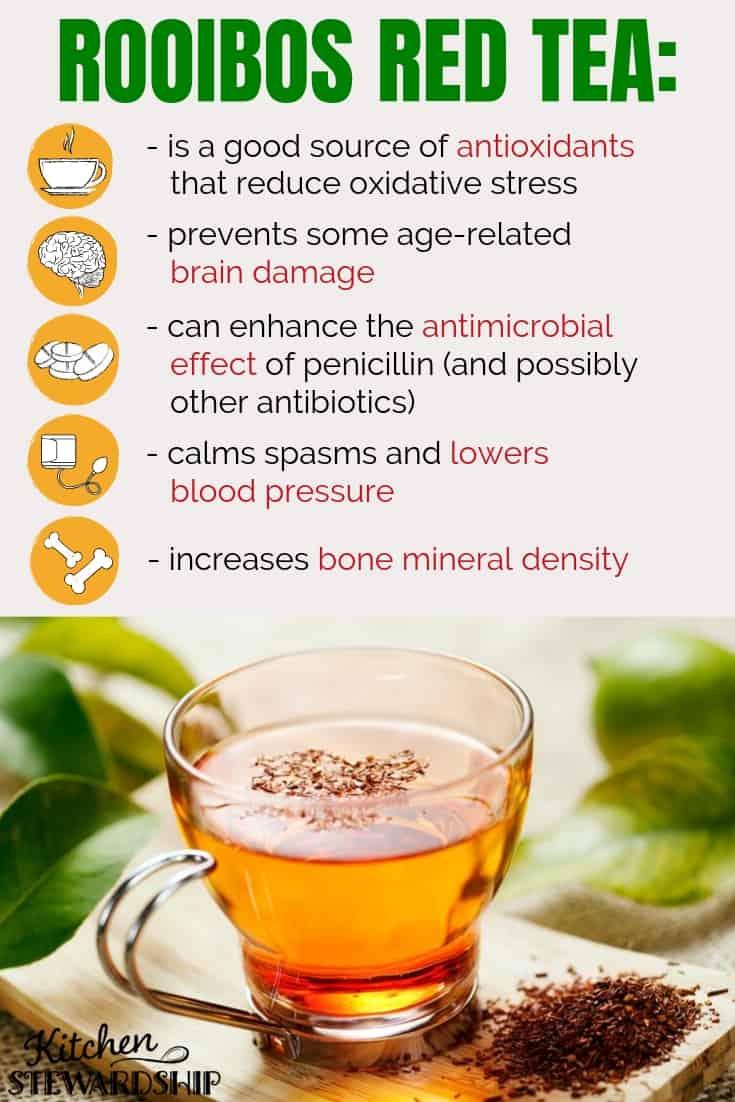 Rooibos red tea benefits