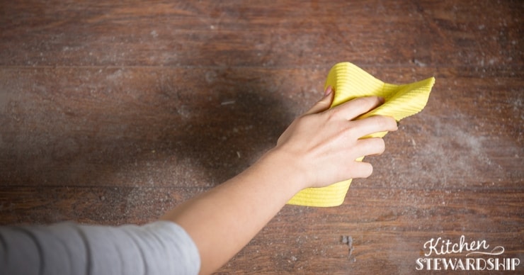 Dusting up dust to control a dust allergy