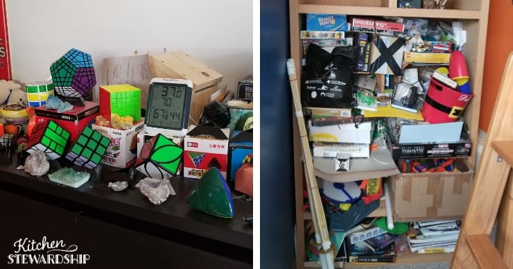 Paul's room before cleaning