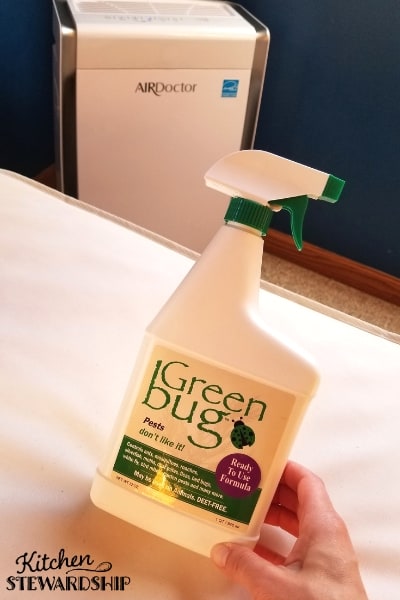 Greenbug dust mite spray