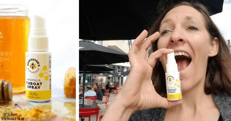 beekeepers naturals propolis throat spray