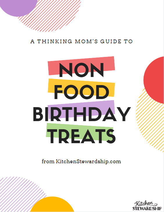 free download of non-food birthday treat list