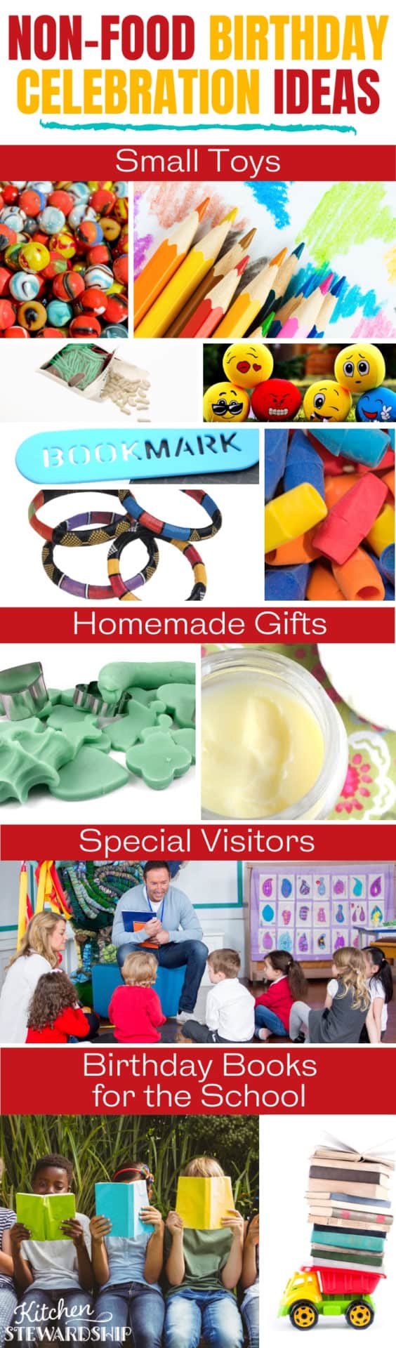 ideas for non-food birthday celebrations