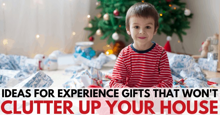 ideas for experience gifts that won't clutter up your house