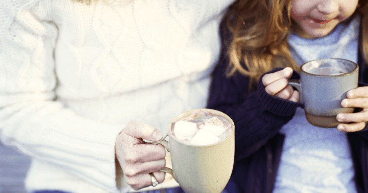 mother daughter hot chocolate
