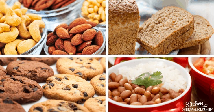 Cookies, beans, bread, almonds, and cashews are all difficult to digest.