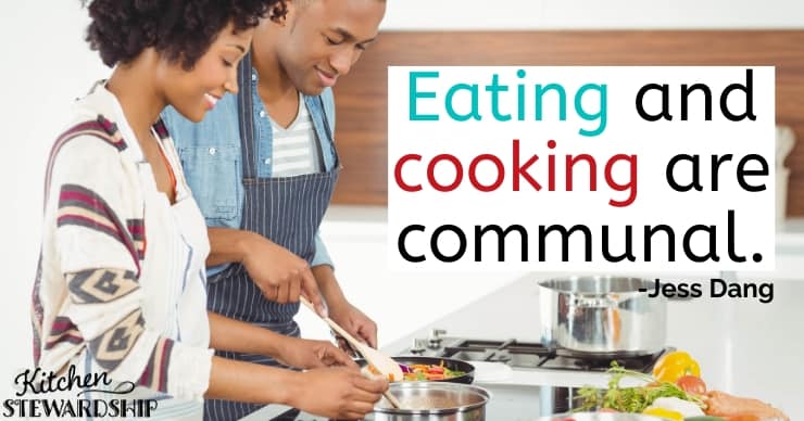 Eating and cooking are communal. Having a community behind you really makes a difference. -Jess Dang