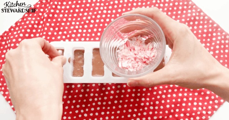 Yummy Real Food Christmas Fudge Made Into Fudgesicles