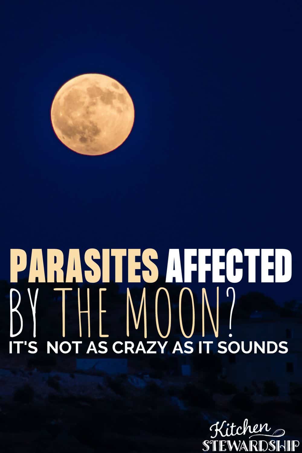 parasites affected by the moon?