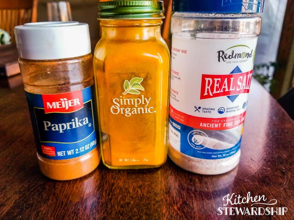 paprika turmeric Real Salt