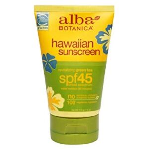 Alba Botanica Green Tea Hawaiian Sunscreen Review 