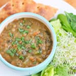 IP turmeric lentil soup