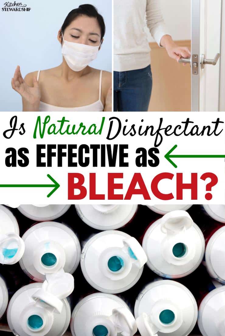 Is Natural Disinfectant as Effective as Bleach?