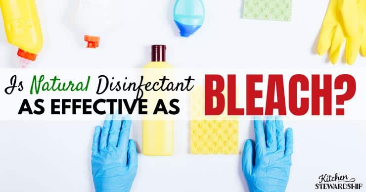 Is Natural Disinfectant as Effective as Bleach? Disinfect Naturally!