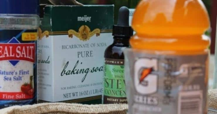 ingredients for homemade electrolyte drink
