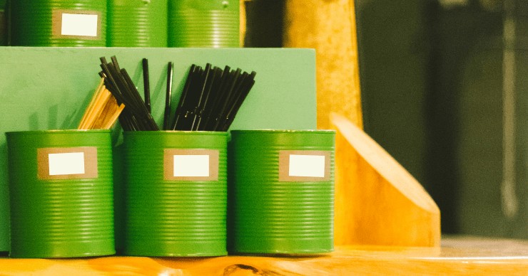 repurposing kitchen can containers