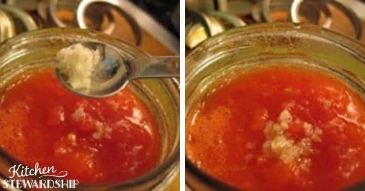 adding salt to canned tomatoes