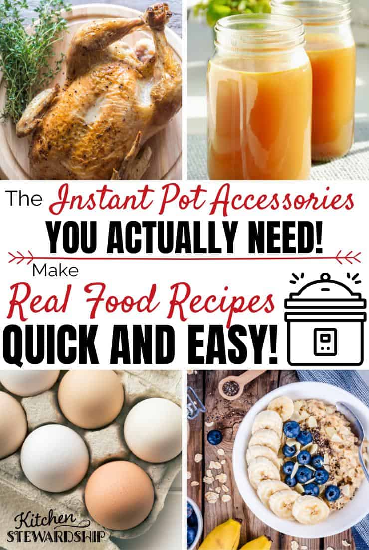 The Instant Pot accessories you actually need. Make Real Food Recipes quick and easy. 
