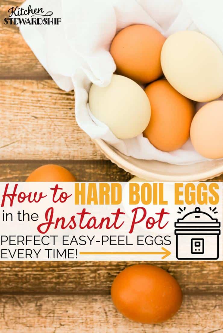 How to hard boil eggs in the Instant Pot. Perfect easy-peel eggs every time. Instant Pot hard boiled eggs.