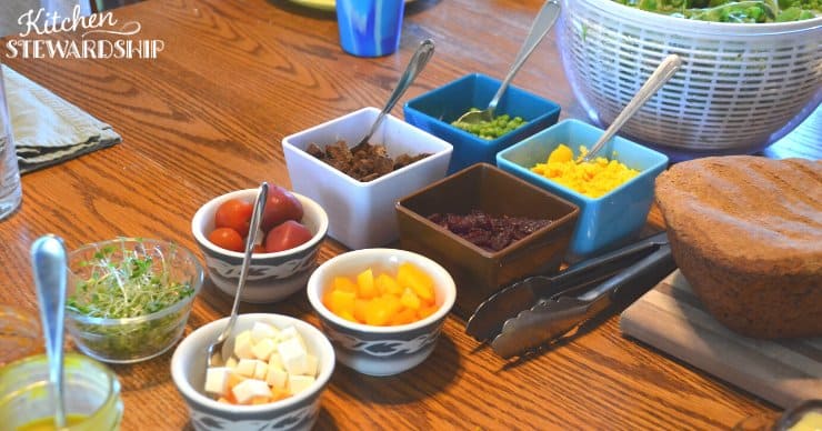 kid-friendly salad bar