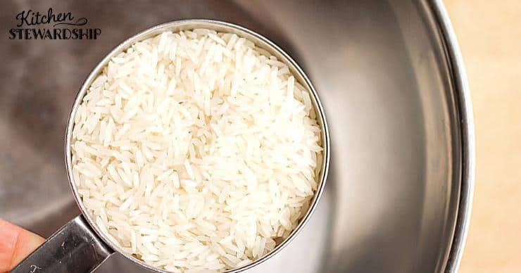 1 cup of rice over Instant Pot insert - instant pot rice recipes