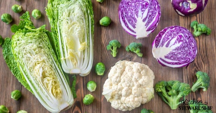 cabbage and cauliflower