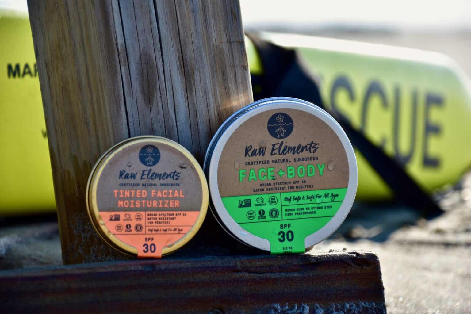 Raw elements sunscreen