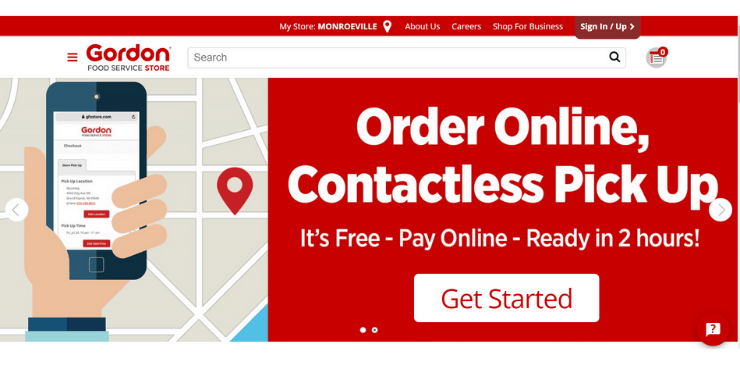 order Gordon Food Services online