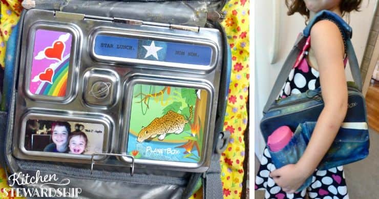 planet box lunch set up