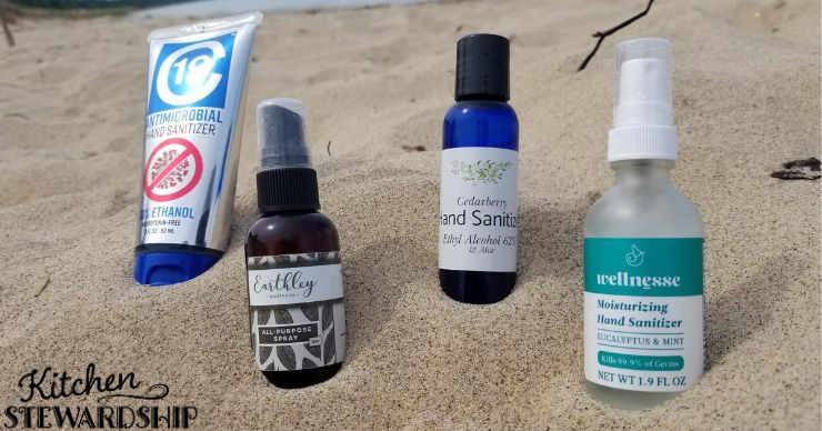 natural hand sanitizers