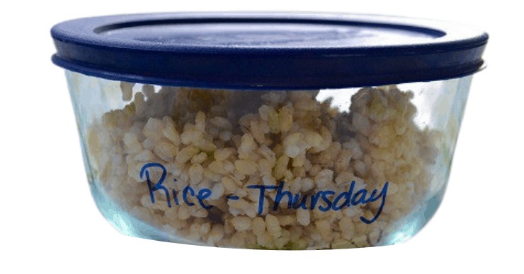 fridge food label for glass 