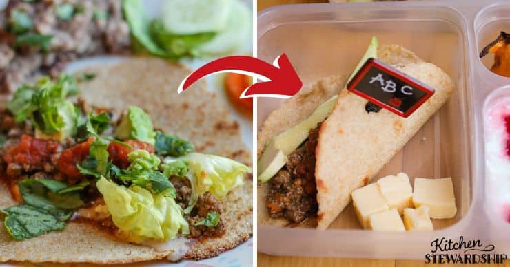 tacos for dinner and school lunch