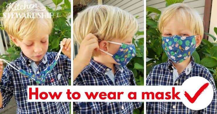 how to wear a mask correctly