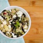 roasted veggie and herb salad