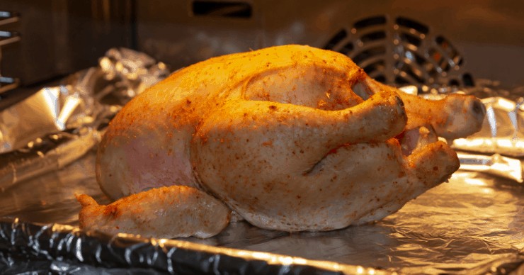 whole cooked chicken