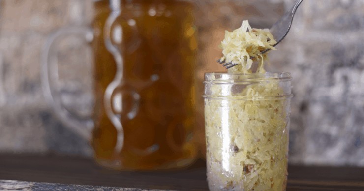 fermented sauerkraut