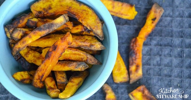 air fryer squash fries