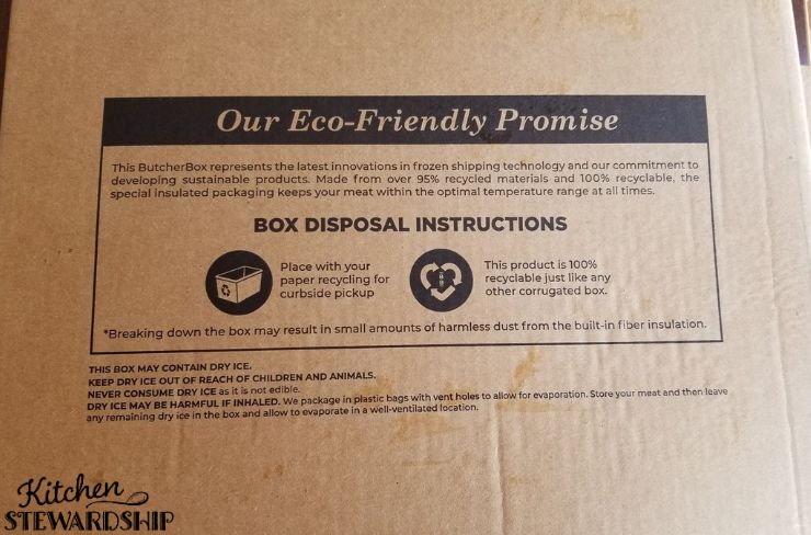 ButcherBox sustainable packaging