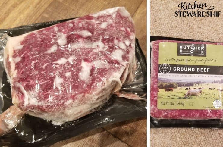 grass-fed beef from butcher box