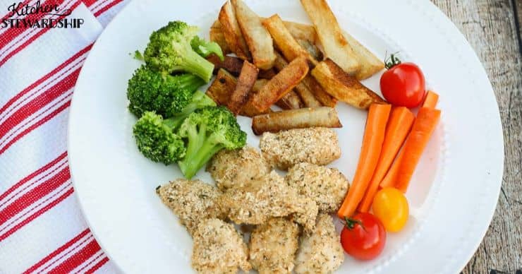 chicken nuggets for lumch