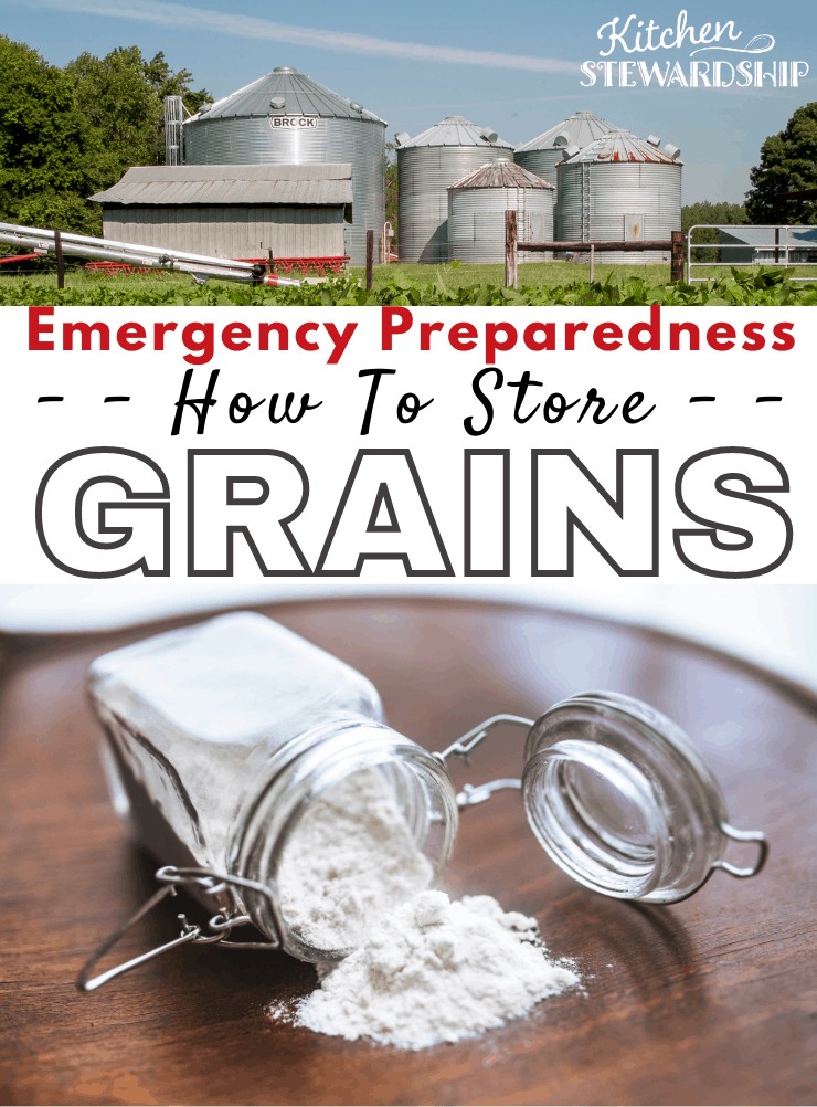 how to store grains, emergency preparedness