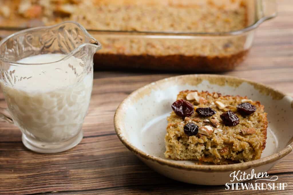 soaked baked oatmeal