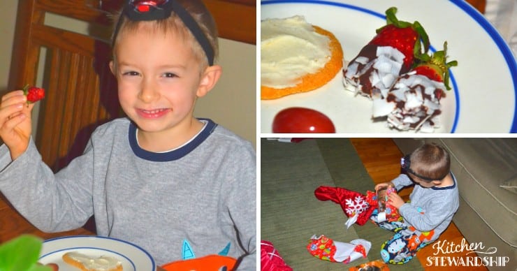 Christmas morning without power