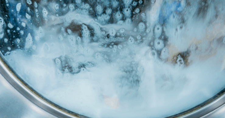 washing machine suds