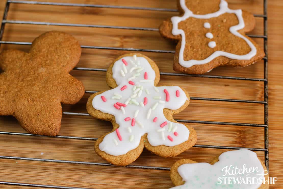 dairy free gingerbread cookies