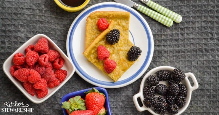 gluten-free oven pancake