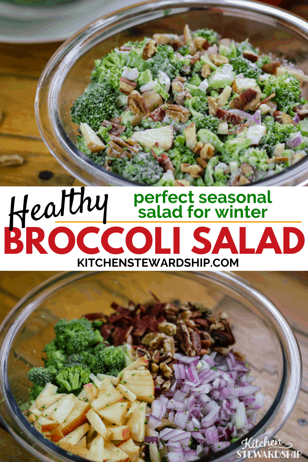 healthy broccoli salad