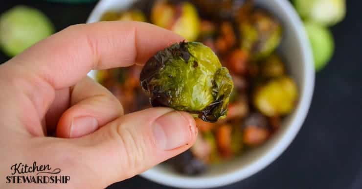 air fryer brussels sprouts