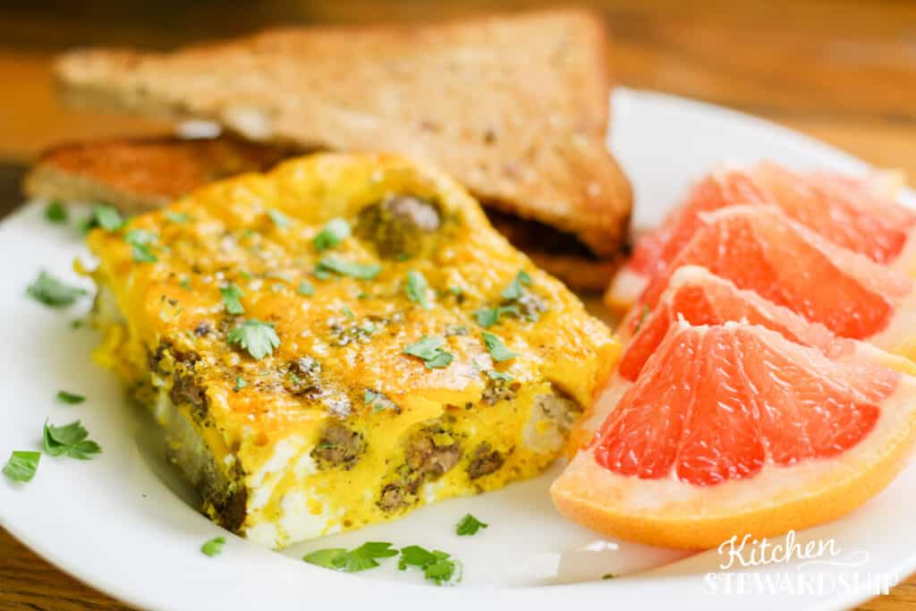 dairy-free breakfast egg bake