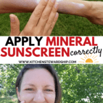 apply mineral sunscreen